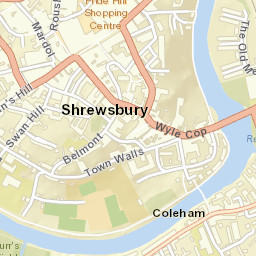 19-20 Wyle Cop, Shrewsbury, Shropshire SY1, UK Street Map