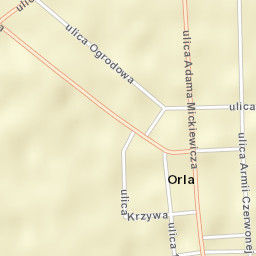 Orla Street Map