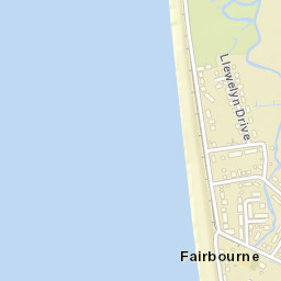 Penrhyn Drive North, Fairbourne, Gwynedd Street Map