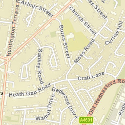 153-169 Cannock Rd Cannock WS11 Street Map