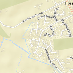 Horsford Street Map