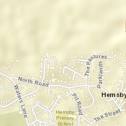 Hemsby Street Map