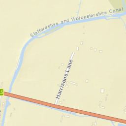 A5 Penkridge Stafford ST19 5PX UK Street Map