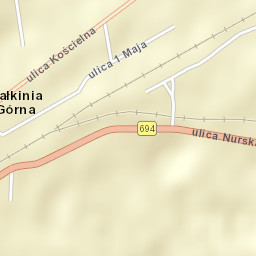 Małkinia Górna Street Map
