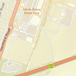 A5, Shrewsbury, Shropshire SY2, UK Street Map