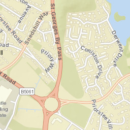 Priorslee Roundabout, Telford, Telford and Wrekin Street Map