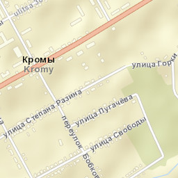 Kromy Street Map