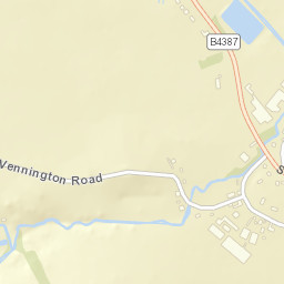 B4387, Shrewsbury, Shropshire SY5, UK Street Map