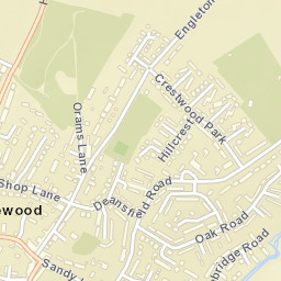 Brewood Street Map