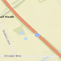 Stable Lane, Wolverhampton, Staffordshire Street Map