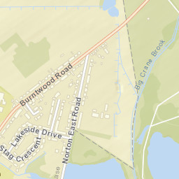 228 Norton East Road, Norton Canes, Staffordshire Street Map