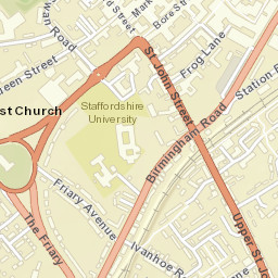 Lichfield Street Map