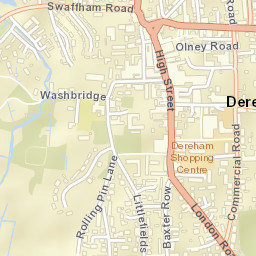 21 Market Place, Dereham, Norfolk NR19 Street Map