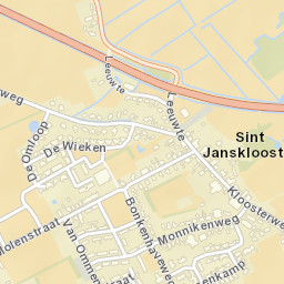 Sint Jansklooster Street Map