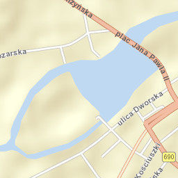 Ciechanowiec Street Map