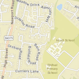Shifnal Street Map