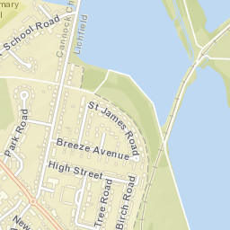 Norton Canes Street Map