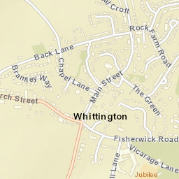 Whittington Street Map