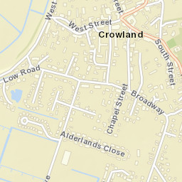 Crowland Street Map