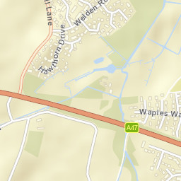 Draytonhall Lane, Dereham, Norfolk Street Map