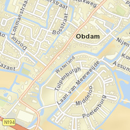 Obdam Street Map