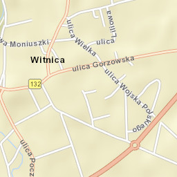 Witnica Street Map