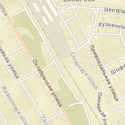 Zonal’noye Street Map
