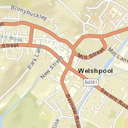 Welshpool Street Map