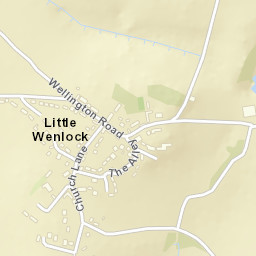 1 The Alley, Little Wenlock, Telford, Telford and Wrekin TF6  Street Map