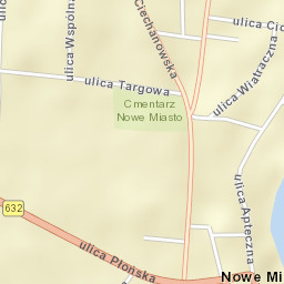 Nowe Miasto Street Map