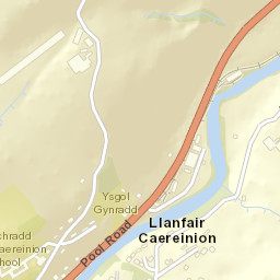 4 Pool Road, Llanfair Caereinion, Welshpool Street Map