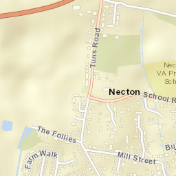 Necton Street Map