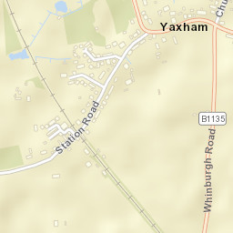 Station Rd, Dereham, Norfolk NR19, UK Street Map