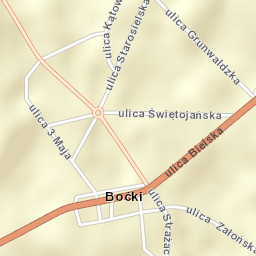 Boćki Street Map