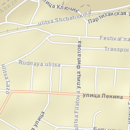 Abaza Street Map