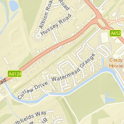Watermead Grange, Brownhills, Walsall Street Map