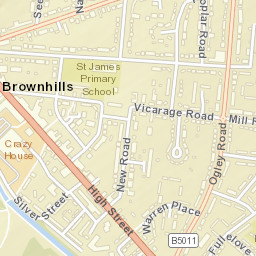 Silver St Brownhills Walsall WS8 6DZ Street Map