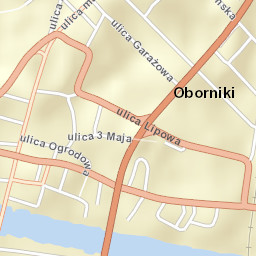 Oborniki Street Map
