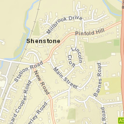 Shenstone Street Map