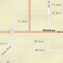 5113-5125 53 Avenue, Rimbey, AB T0C 2J0 Street Map
