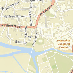 Tamworth Street Map