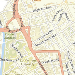 City of Leicester Street Map