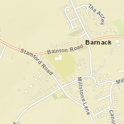 Barnack Street Map