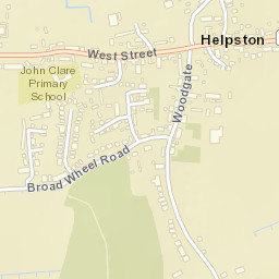 Helpston Street Map