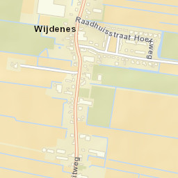 Wijdenes Street Map