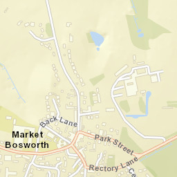 Market Bosworth Street Map
