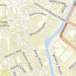 Norwich Street Map