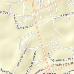 Płońsk Street Map