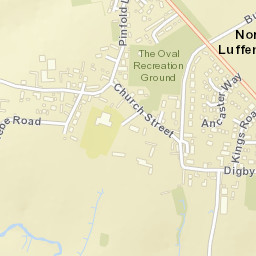 North Luffenham Street Map