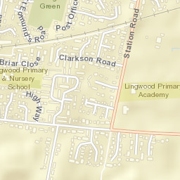 Lingwood Street Map
